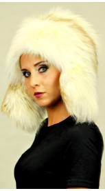 Arctic firefox fur hat Ushanka